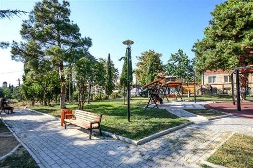 გამწვანებული ტერიტორიების მოწყობა